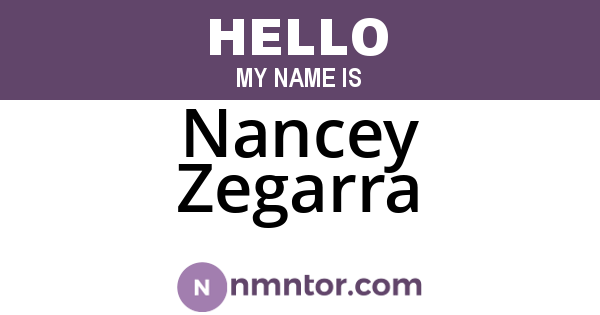 Nancey Zegarra