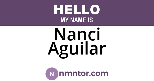 Nanci Aguilar