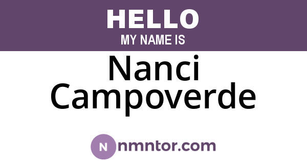 Nanci Campoverde