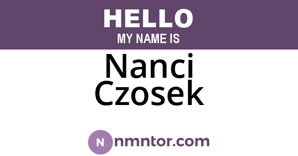 Nanci Czosek