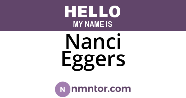 Nanci Eggers
