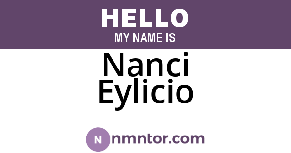 Nanci Eylicio