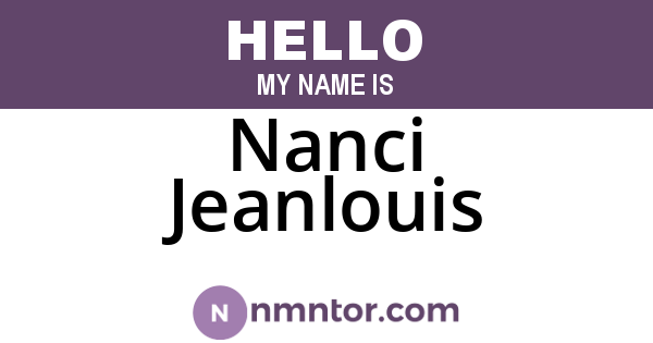 Nanci Jeanlouis