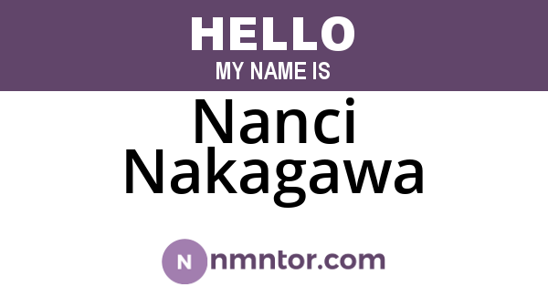 Nanci Nakagawa