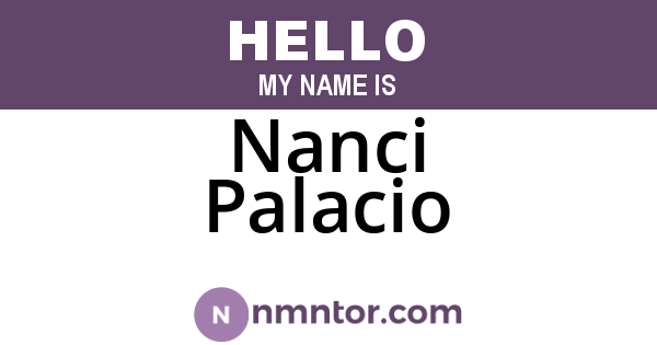 Nanci Palacio