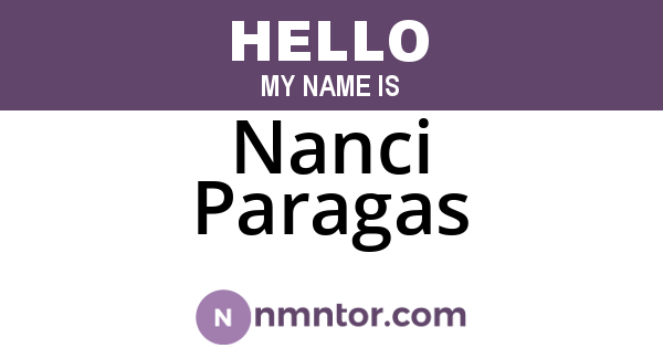Nanci Paragas