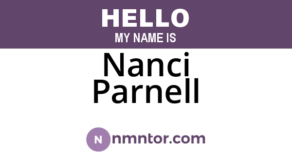 Nanci Parnell