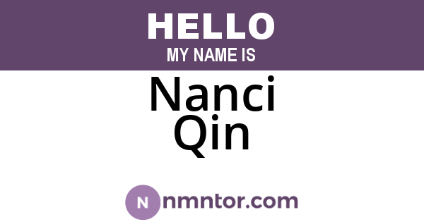 Nanci Qin
