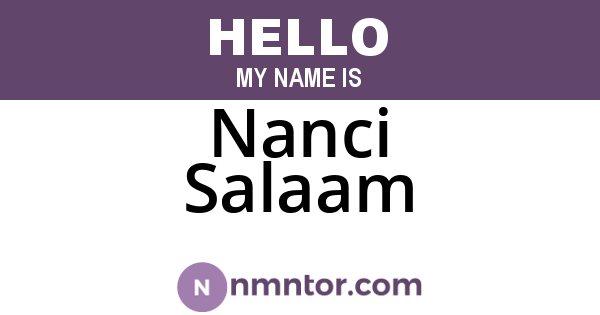 Nanci Salaam