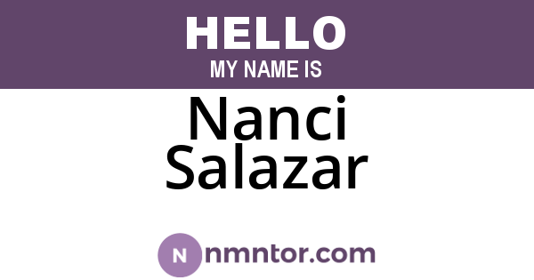 Nanci Salazar