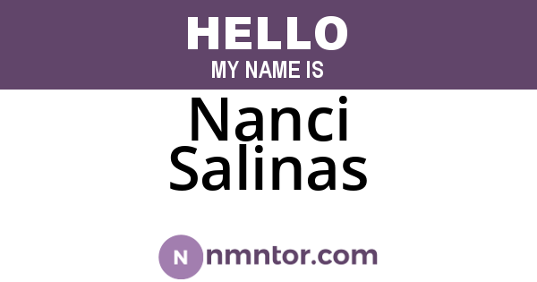 Nanci Salinas