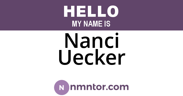Nanci Uecker