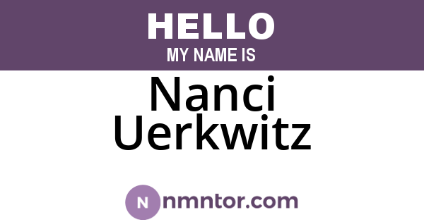 Nanci Uerkwitz