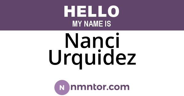 Nanci Urquidez
