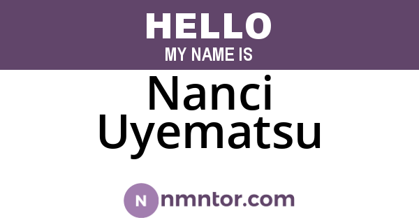 Nanci Uyematsu