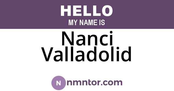 Nanci Valladolid