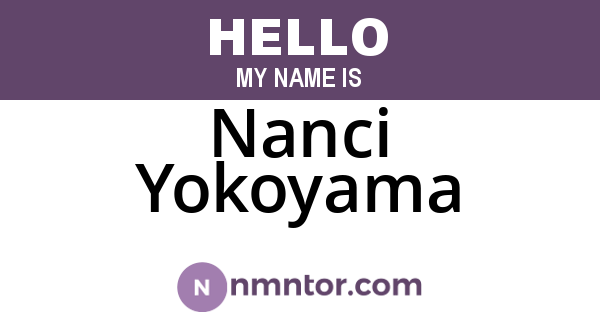 Nanci Yokoyama