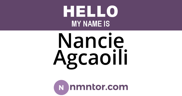 Nancie Agcaoili