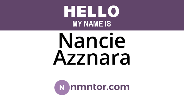 Nancie Azznara