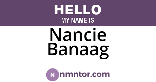Nancie Banaag