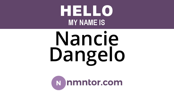Nancie Dangelo