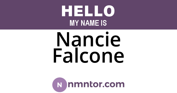 Nancie Falcone