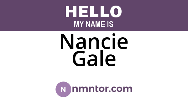 Nancie Gale