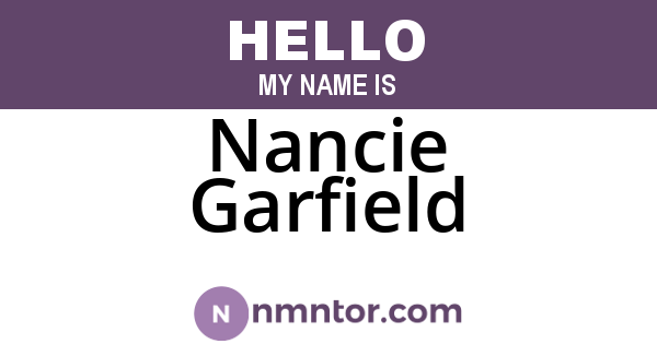 Nancie Garfield