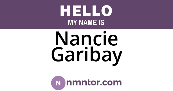 Nancie Garibay