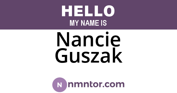 Nancie Guszak