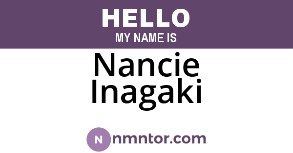 Nancie Inagaki