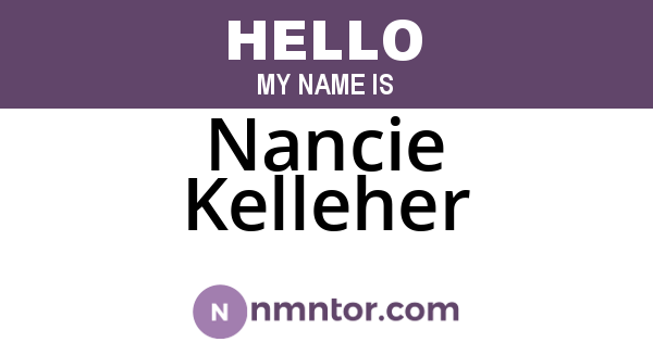 Nancie Kelleher