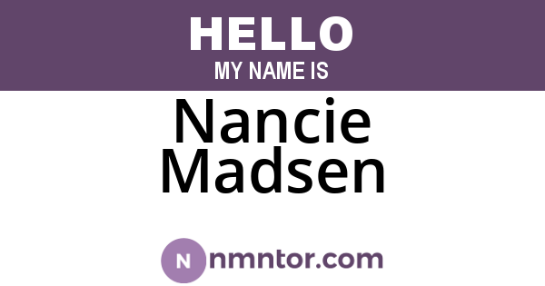 Nancie Madsen
