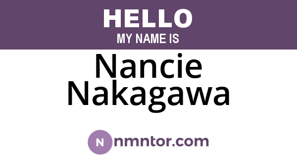 Nancie Nakagawa