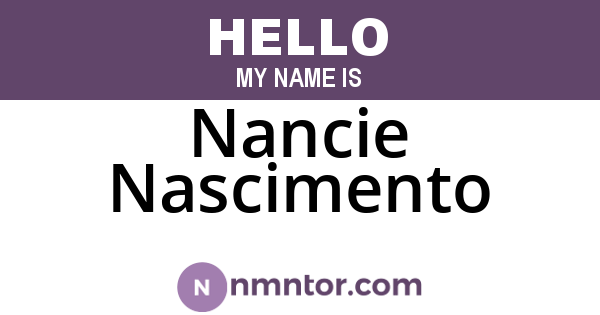 Nancie Nascimento
