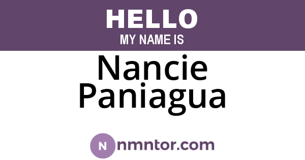 Nancie Paniagua
