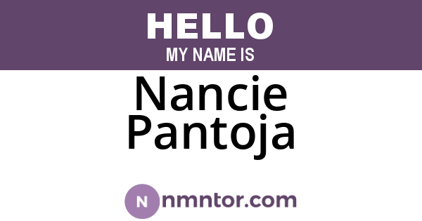 Nancie Pantoja