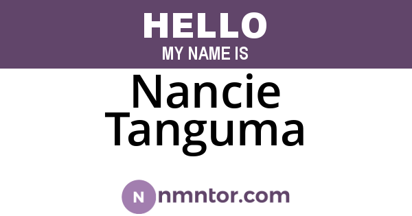 Nancie Tanguma