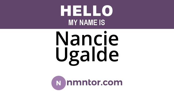Nancie Ugalde