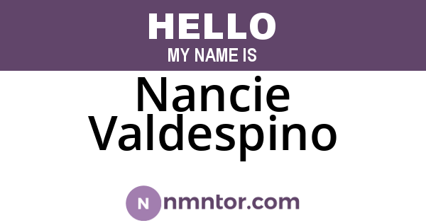 Nancie Valdespino