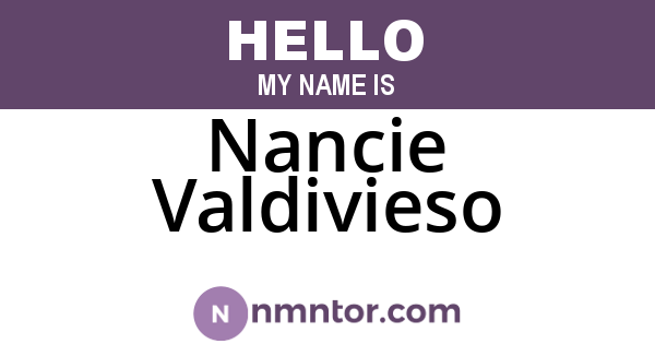 Nancie Valdivieso