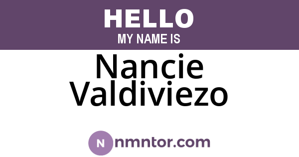 Nancie Valdiviezo