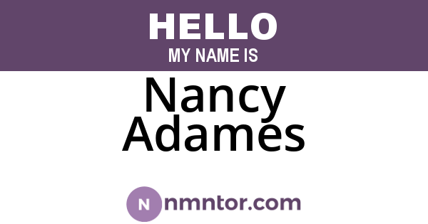 Nancy Adames