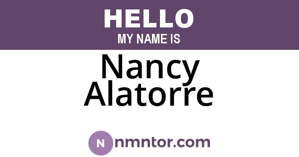 Nancy Alatorre