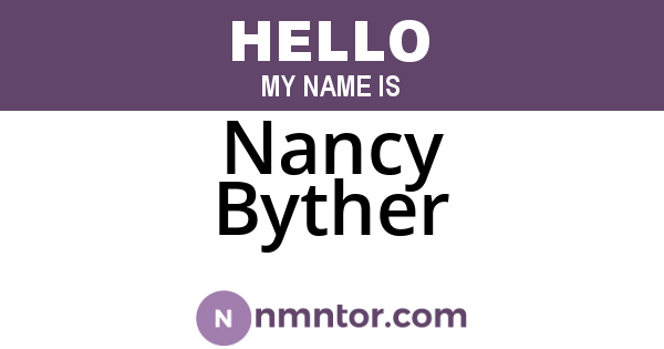 Nancy Byther