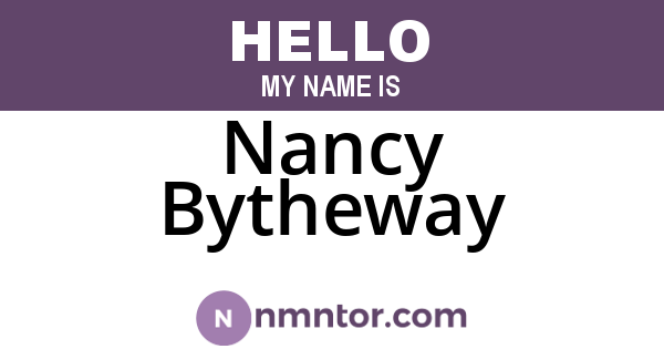 Nancy Bytheway