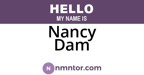 Nancy Dam