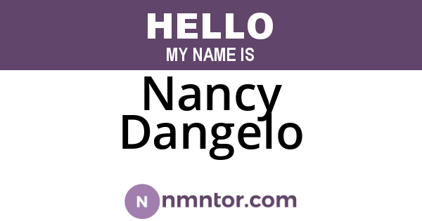 Nancy Dangelo