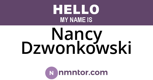 Nancy Dzwonkowski