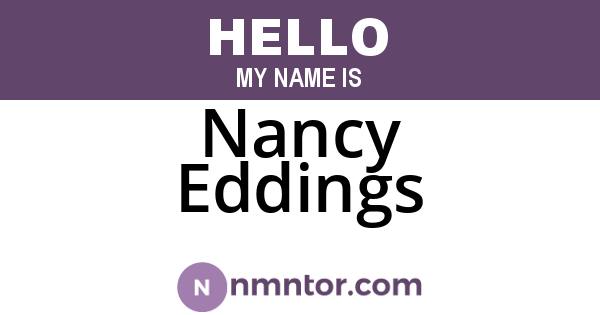 Nancy Eddings